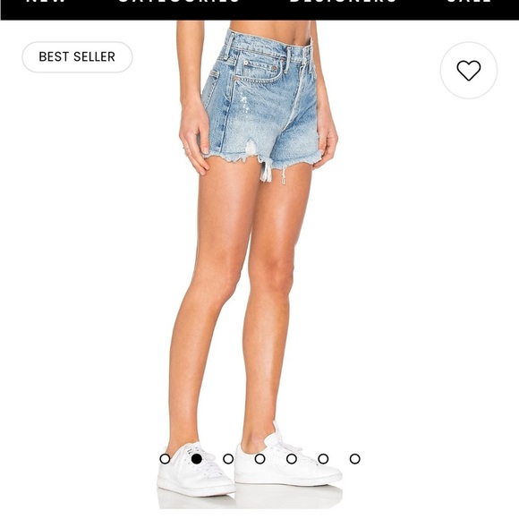 AGOLDE Parker Short Vintage Cut Off Short Womens Size 25 (26) - Picture 2 of 11